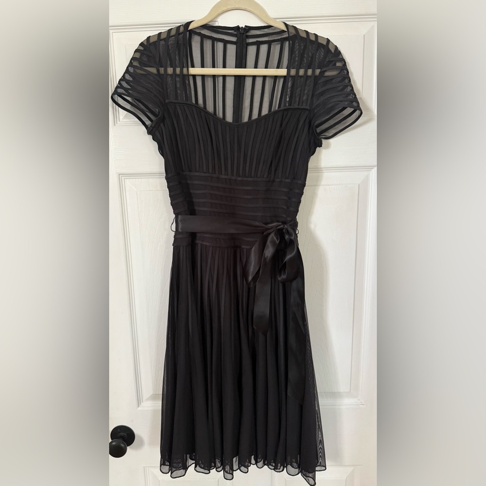 JS Collections Black Short Sleeve Dress